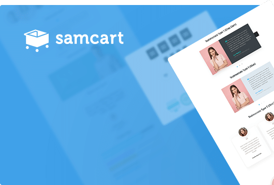 Samcart.com -web design and development